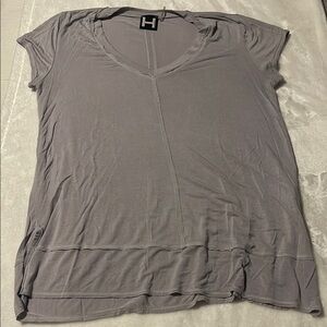 Gray Relaxed Short Sleeve Tee